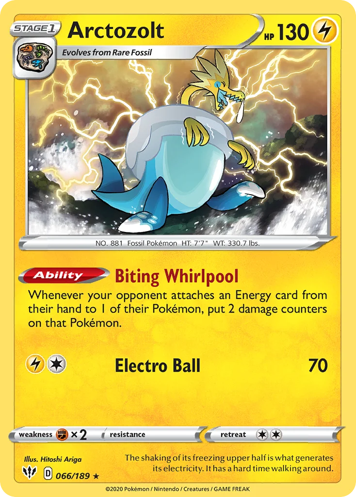 Arctozolt 066/189 Rare holo