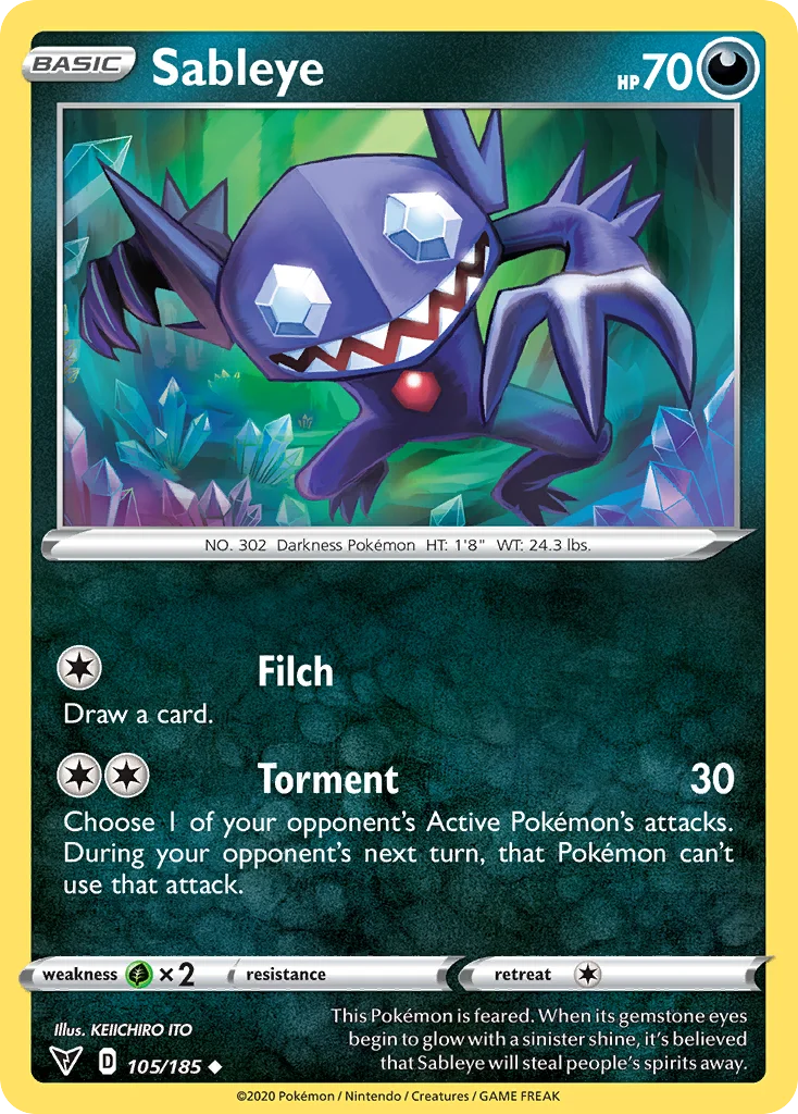 Sableye 105/185 Uncommon