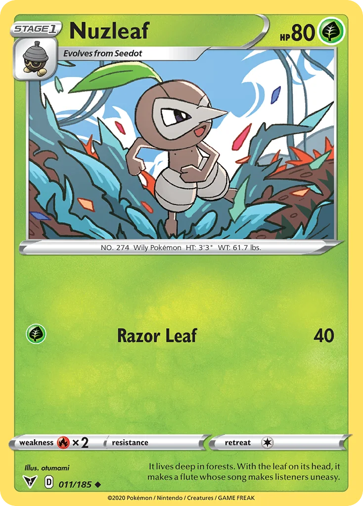 Nuzleaf 011/185 Uncommon