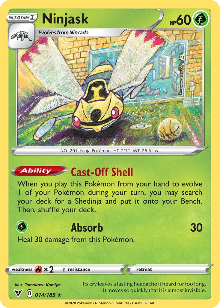 Ninjask 014/185 Rare