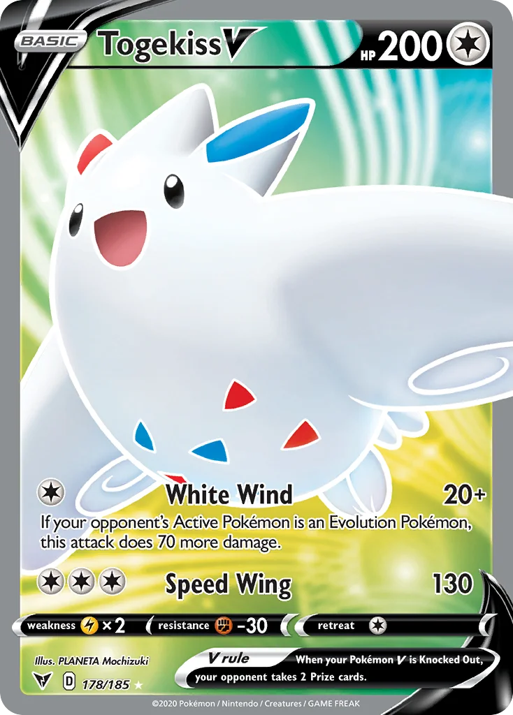 Togekiss V 178/185 Rare ultra