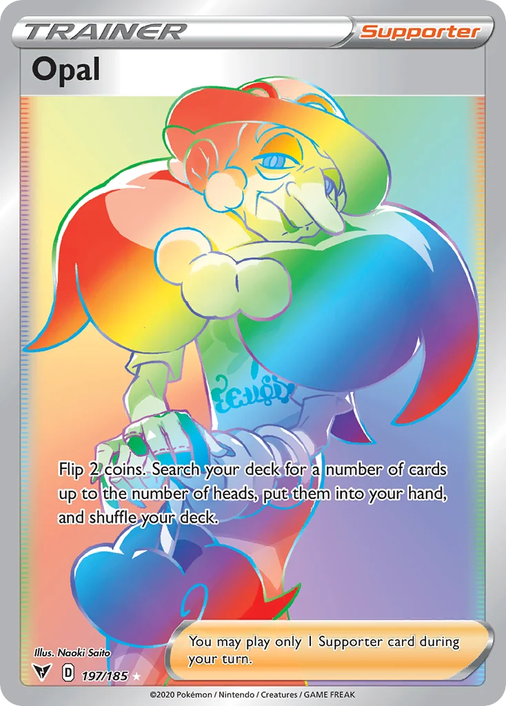 Opal 197/185 Rare rainbow