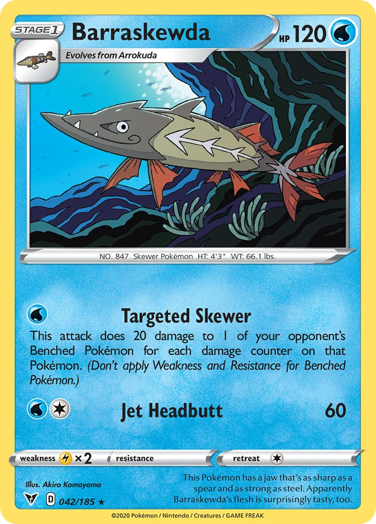 Barraskewda 042/185 Rare