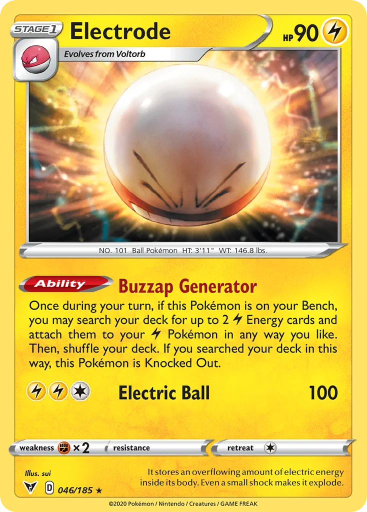Electrode 046/185 Rare holo