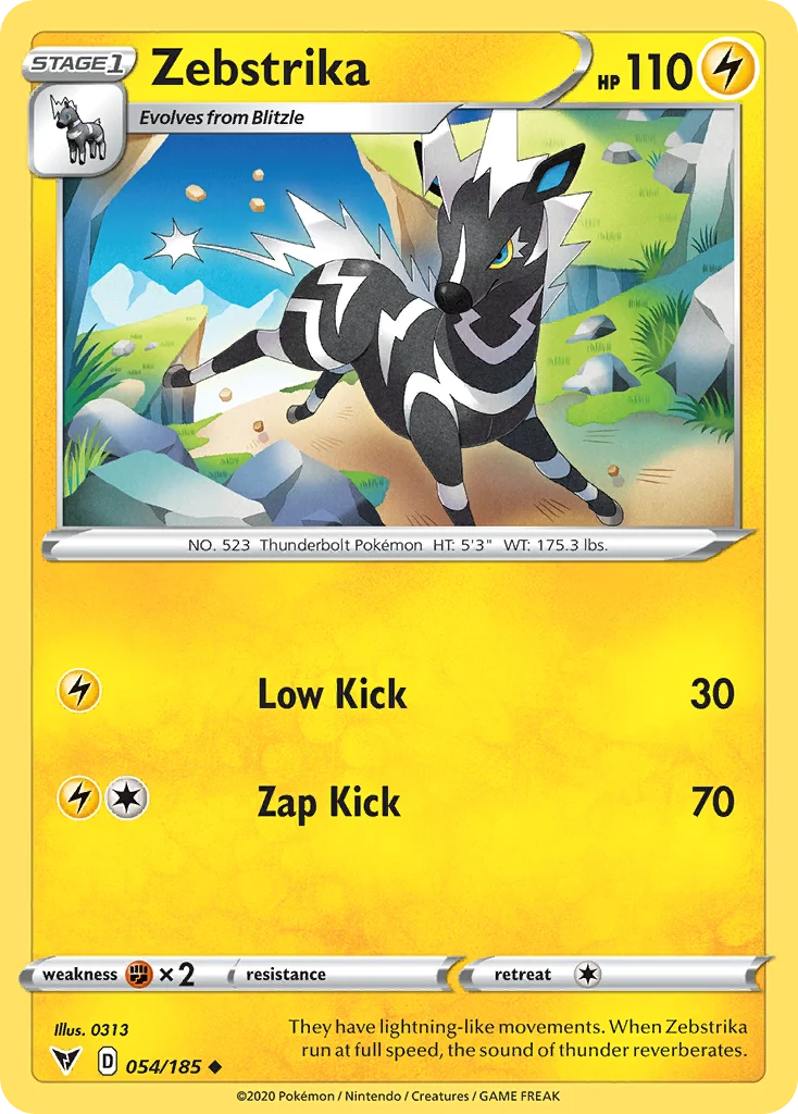 Zebstrika 054/185 Uncommon