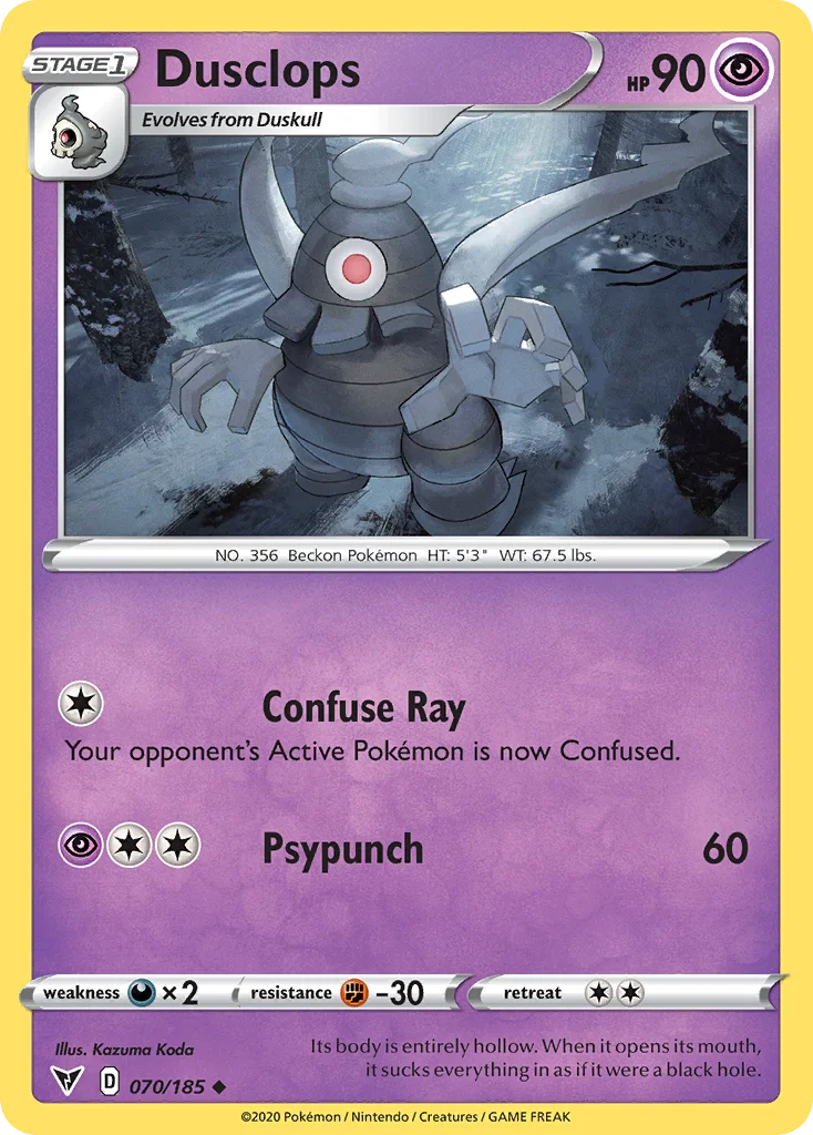 Dusclops 070/185 Uncommon