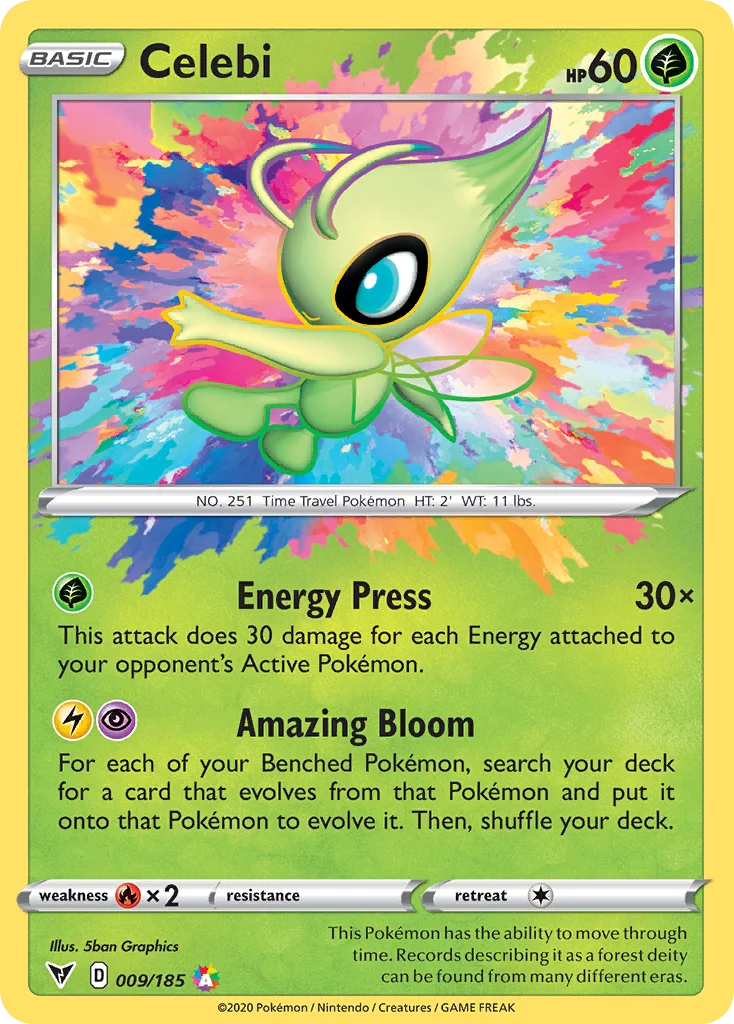 Celebi 009/185 Amazing rare