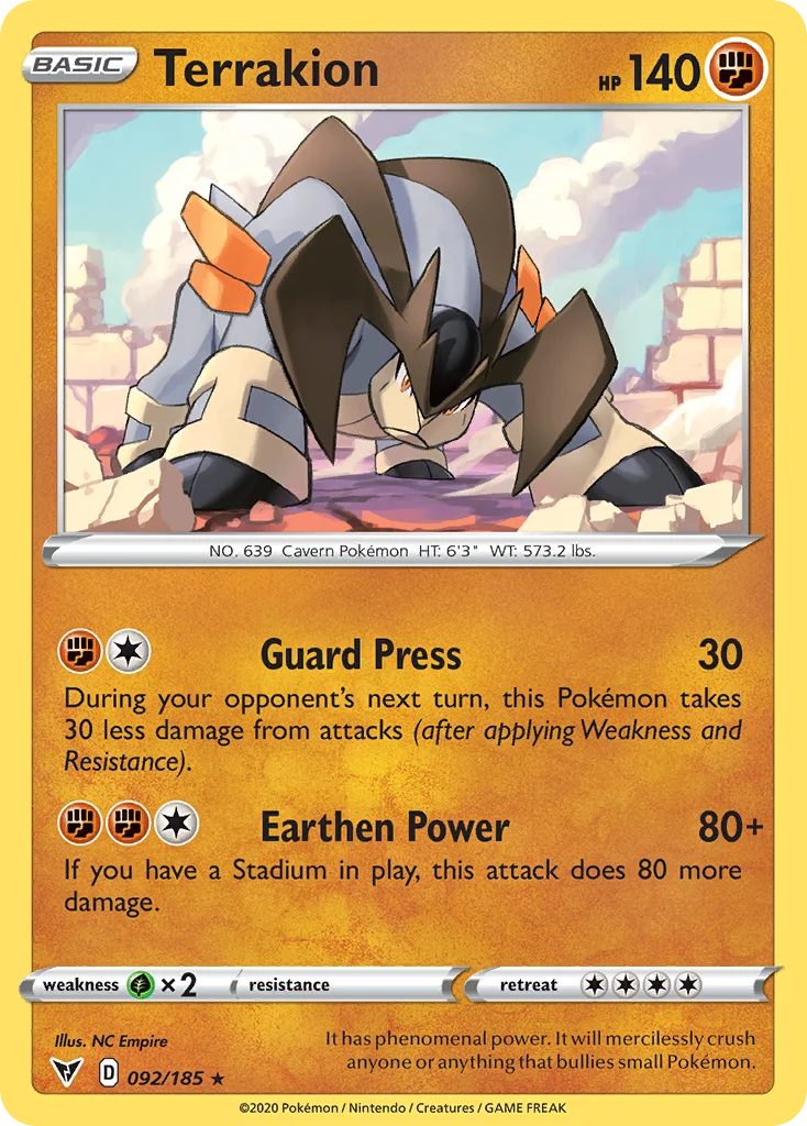 Terrakion 092/185 Rare