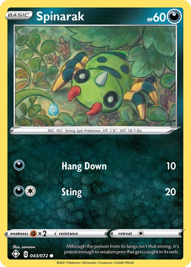 Spinarak 043/72 Common