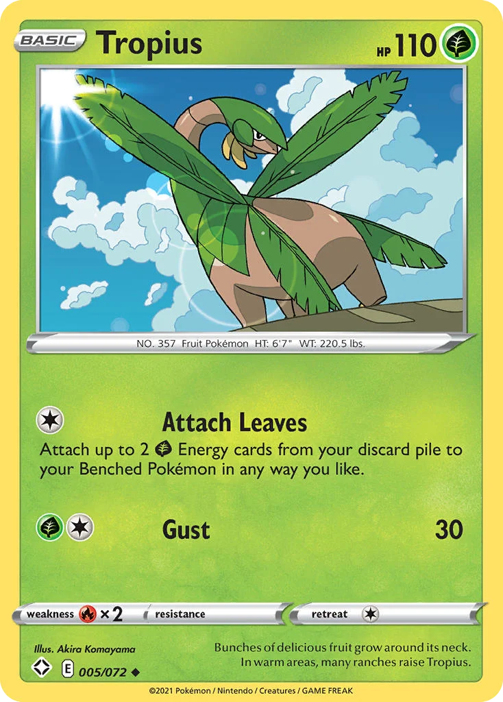 Tropius 005/72 Uncommon