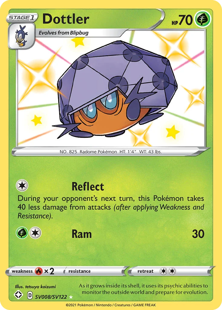 Dottler SV008/122 Rare shiny