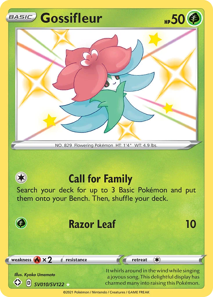 Gossifleur SV010/122 Rare shiny