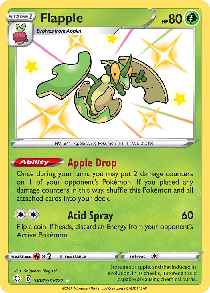 Flapple SV013/122 Rare shiny