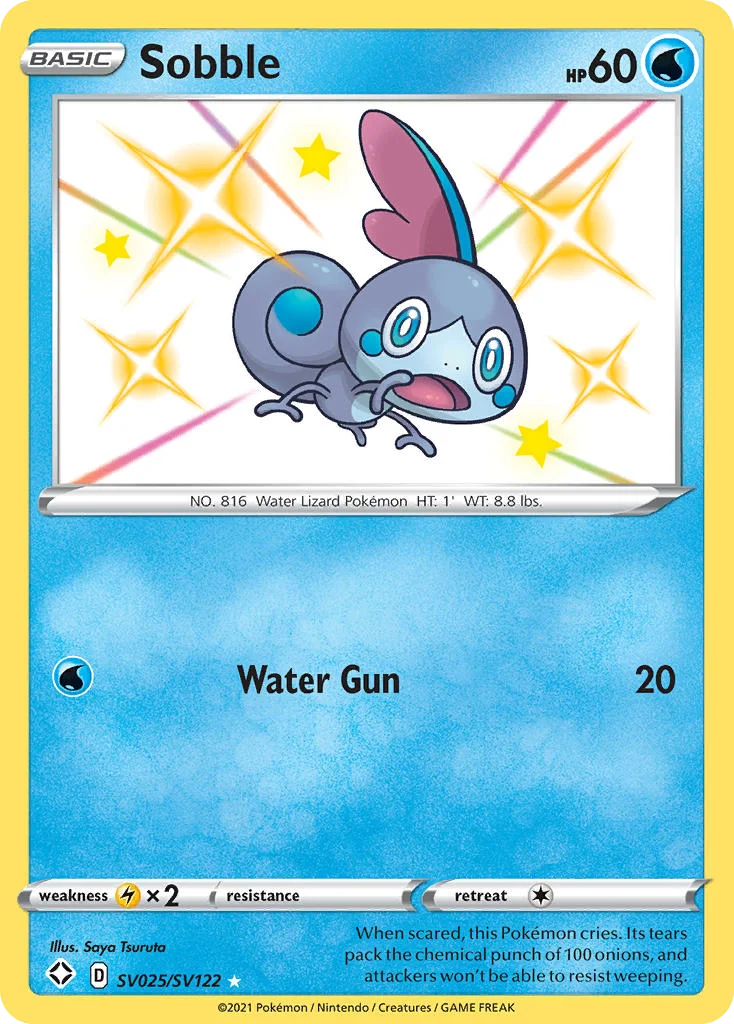 Sobble SV025/122 Rare shiny