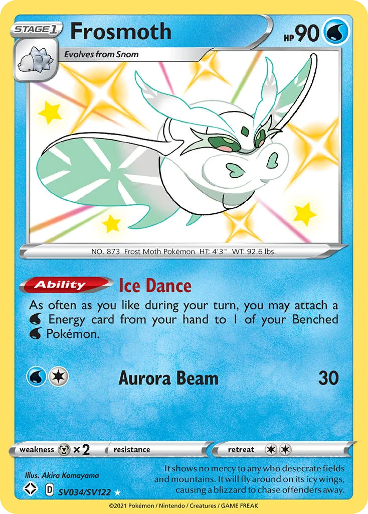 Frosmoth SV034/122 Rare shiny