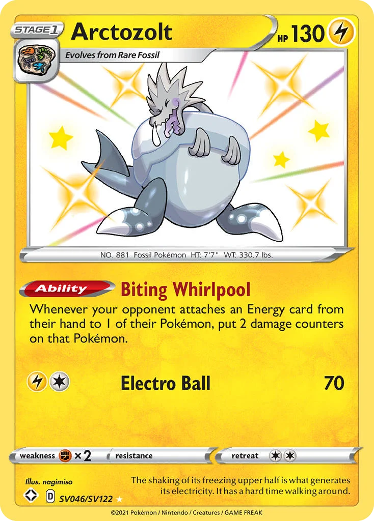 Arctozolt SV046/122 Rare shiny