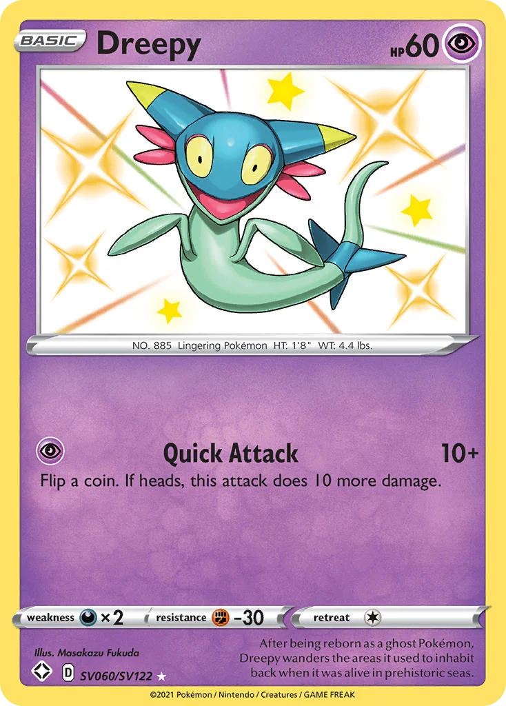 Dreepy SV060/122 Rare shiny