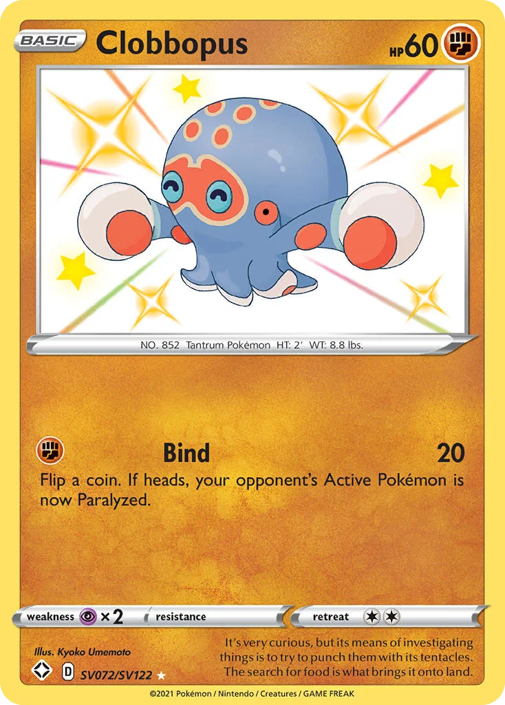 Clobbopus SV072/122 Rare shiny