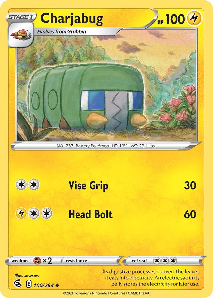 Charjabug 100/264 Uncommon