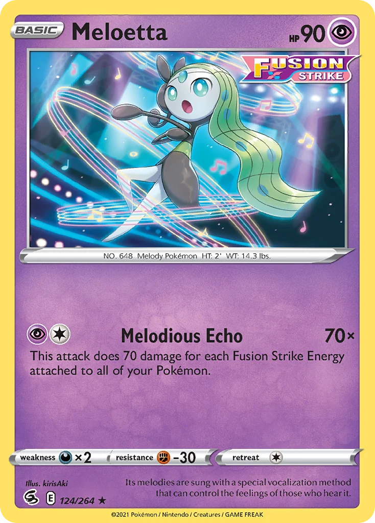 Meloetta 124/264 Rare