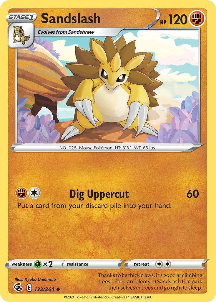 Sandslash 132/264 Uncommon