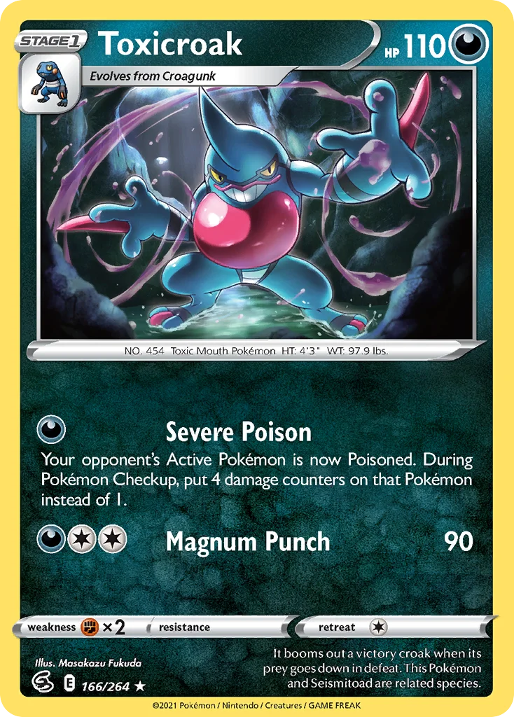 Toxicroak 166/264 Rare