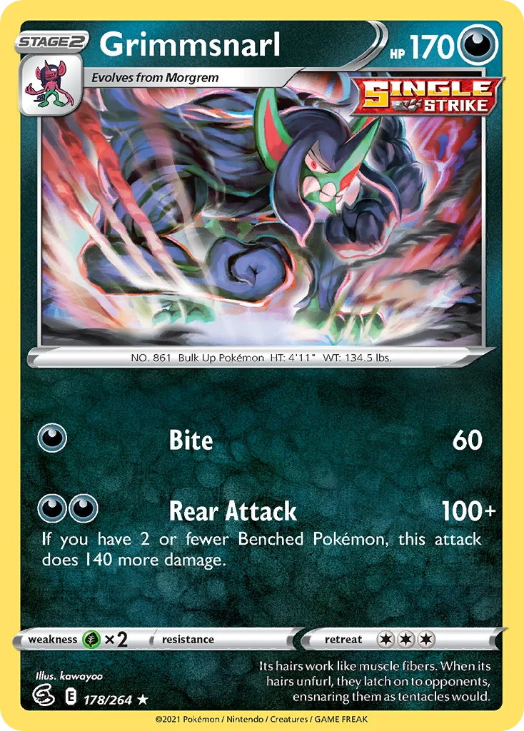 Grimmsnarl 178/264 Rare holo