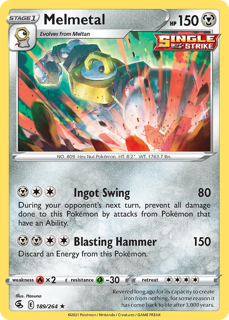 Melmetal 189/264 Rare holo