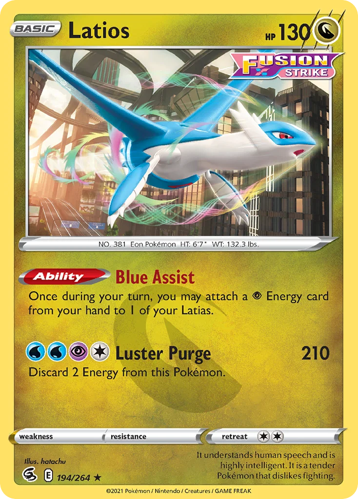 Latios 194/264 Rare