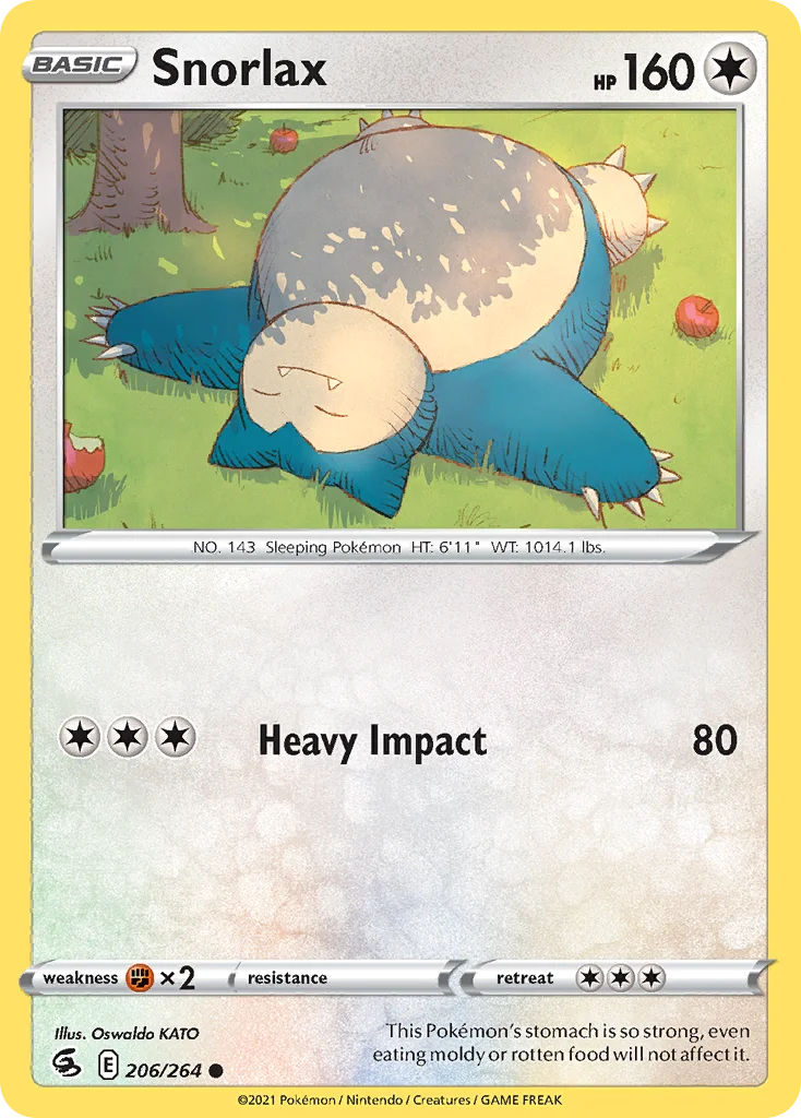 Snorlax 206/264 Common