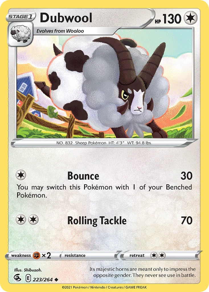 Dubwool 223/264 Uncommon