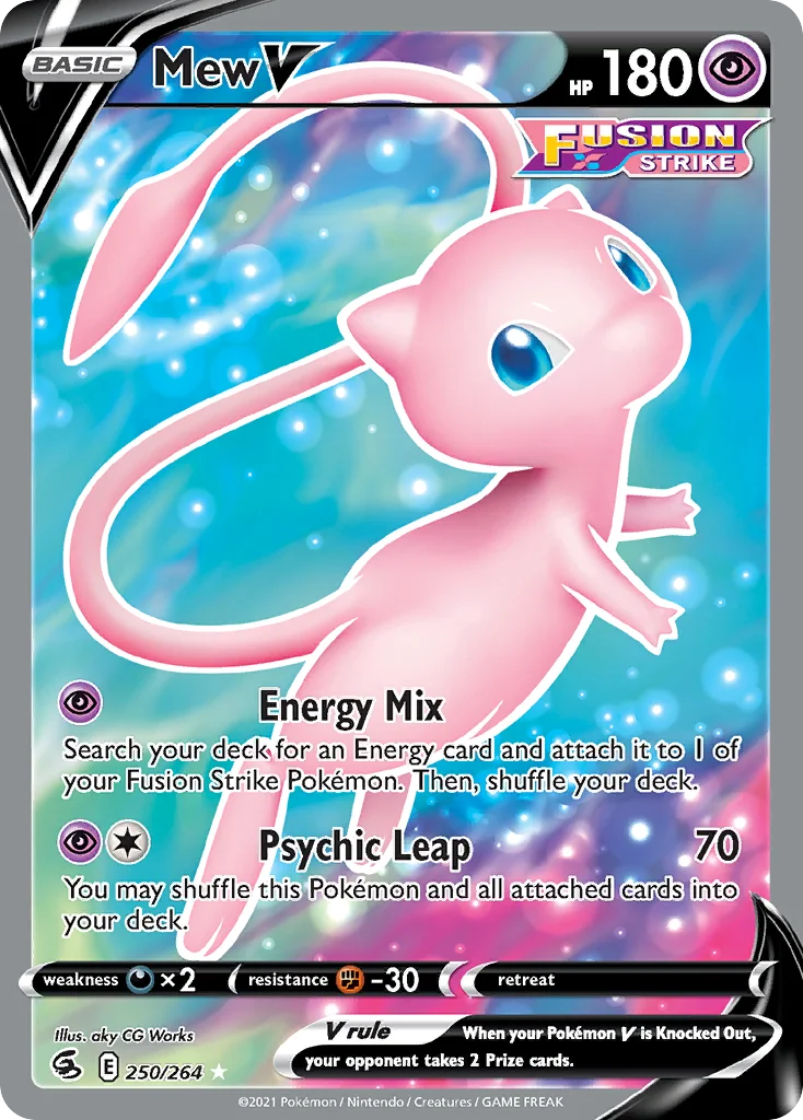 Mew V 250/264 Rare ultra