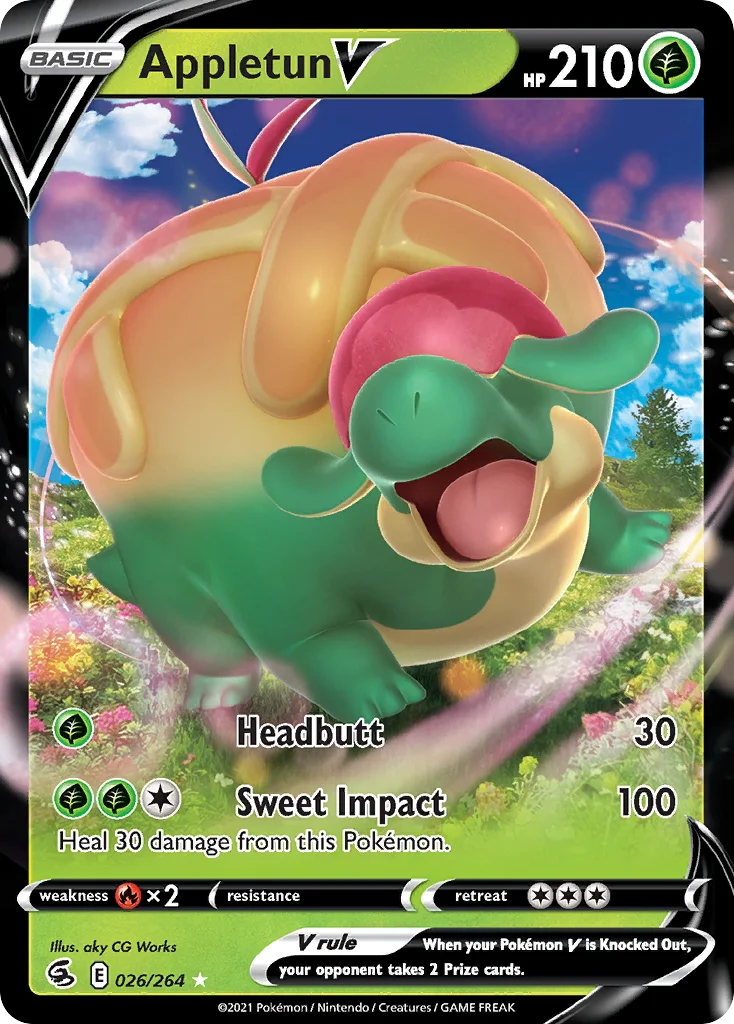 Appletun V 026/264 Rare holo v