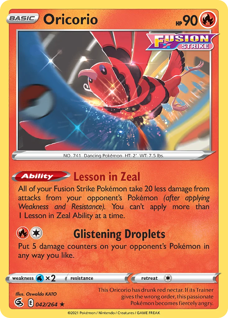 Oricorio 042/264 Rare