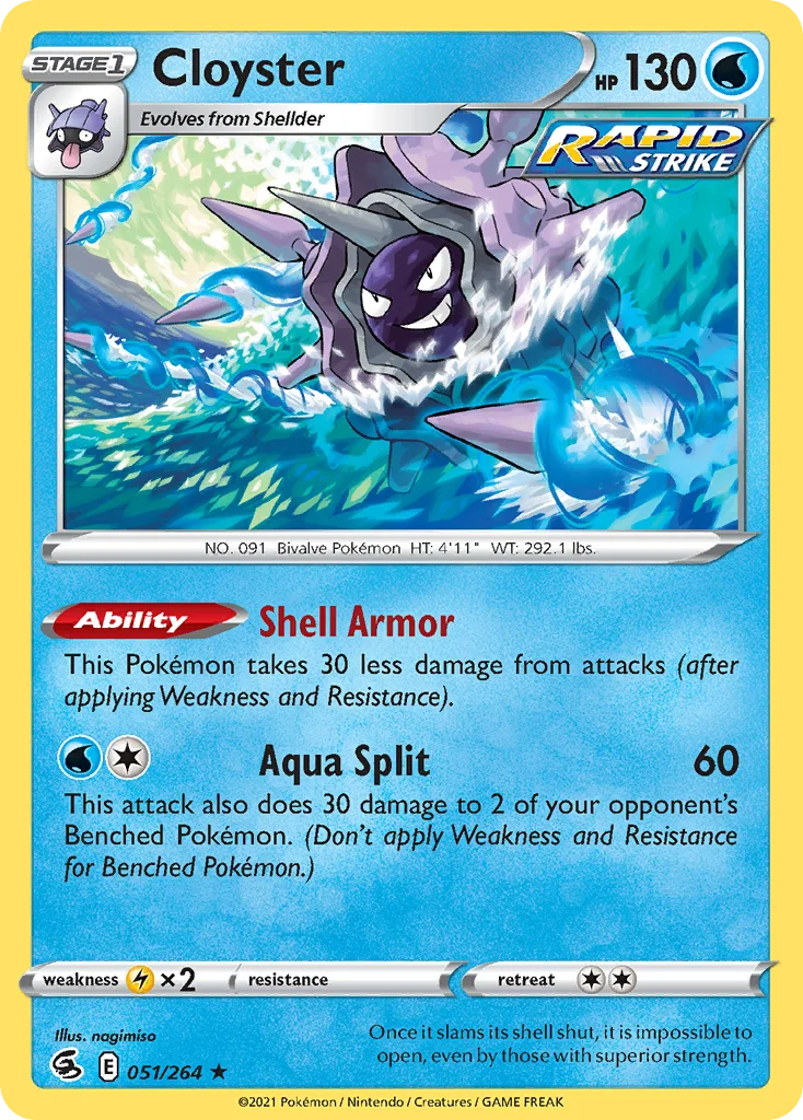 Cloyster 051/264 Rare