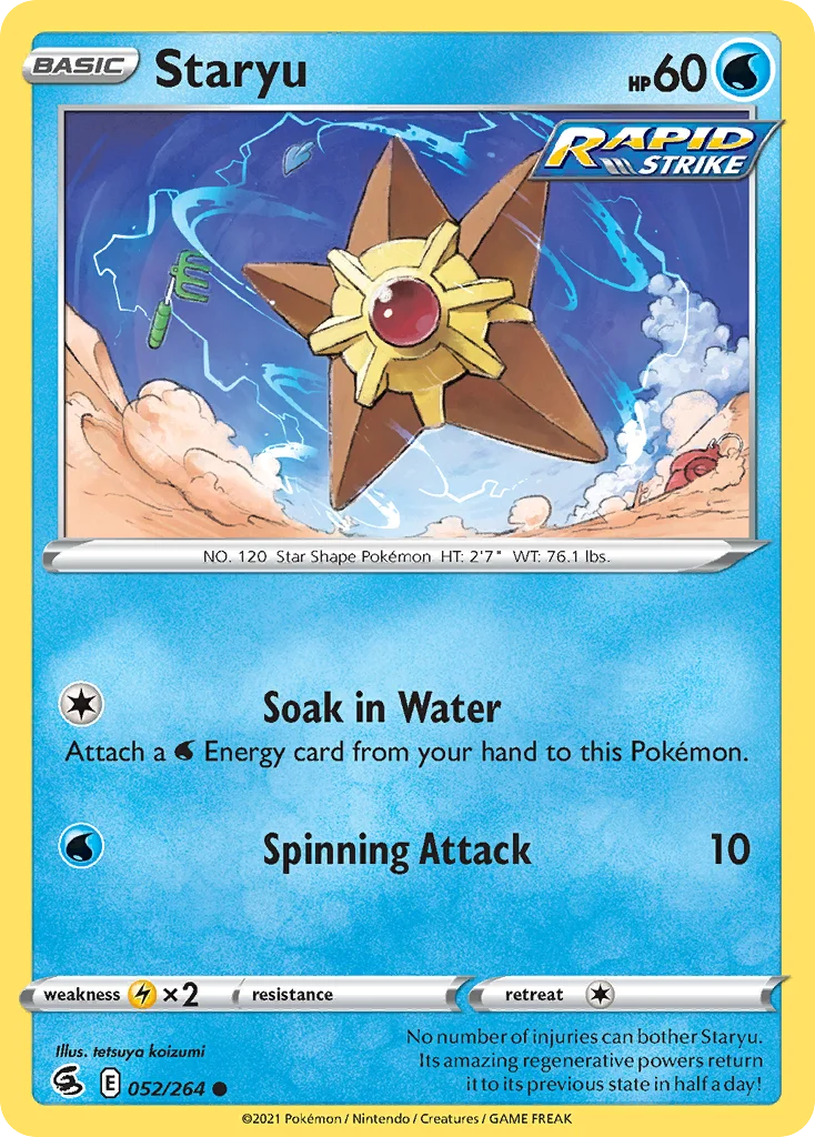 Staryu 052/264 Common