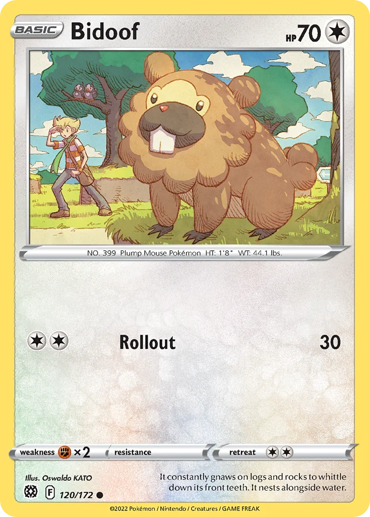 Bidoof 120/172 Common