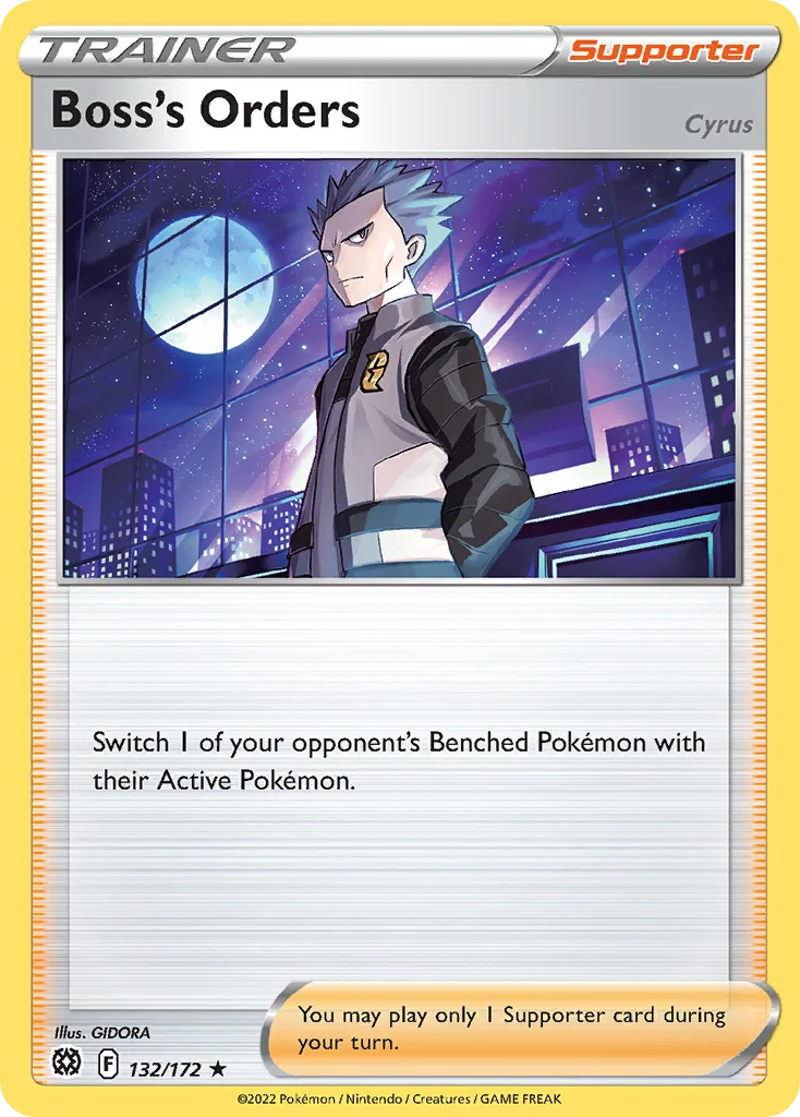 Boss's Orders 132/172 Rare holo