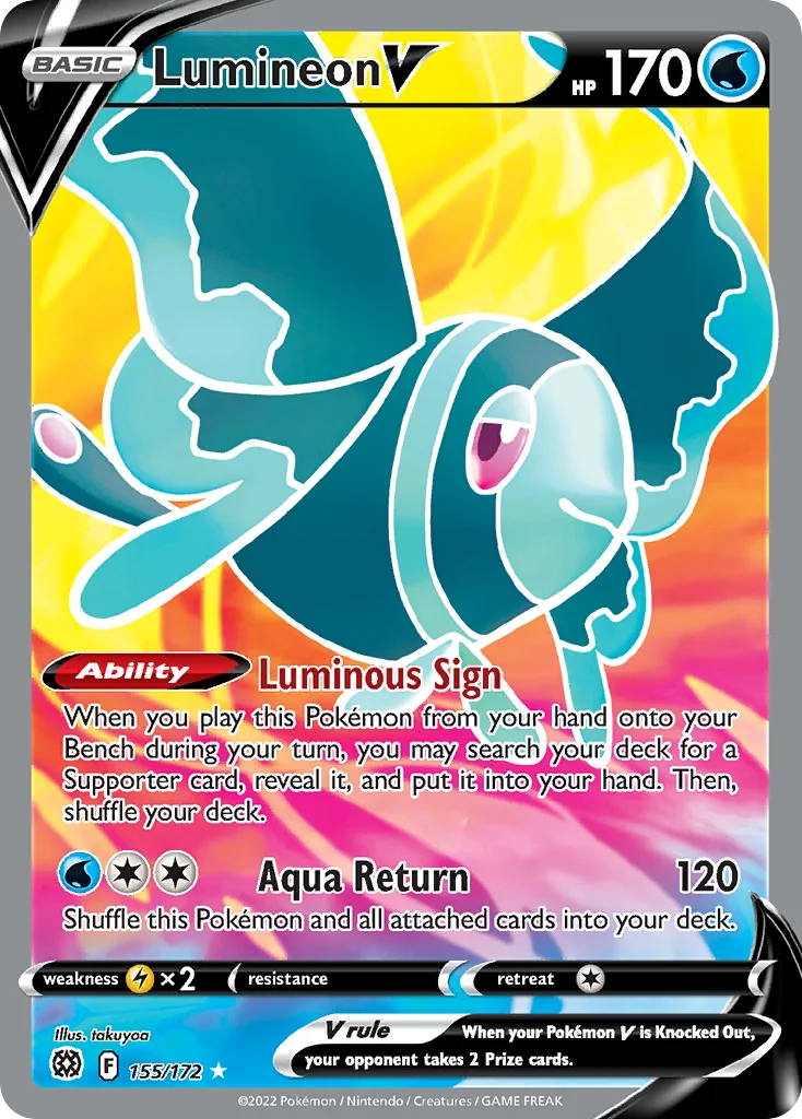 Lumineon V 155/172 Rare ultra