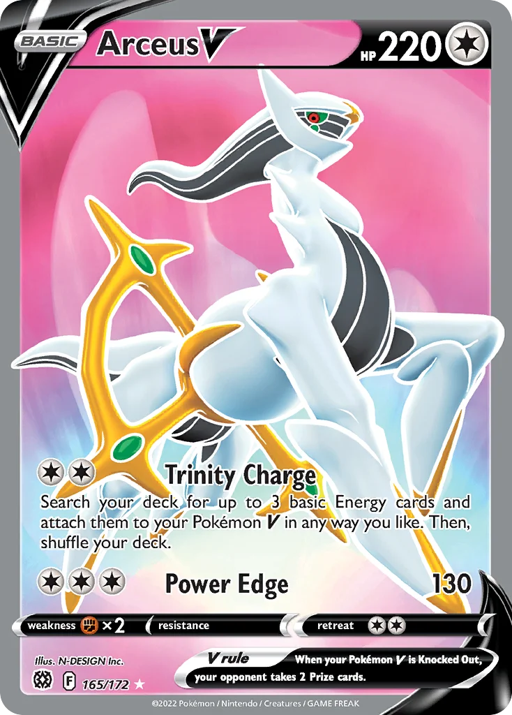 Arceus V 165/172 Rare ultra