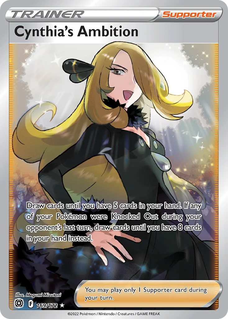 Cynthia's Ambition 169/172 Rare ultra