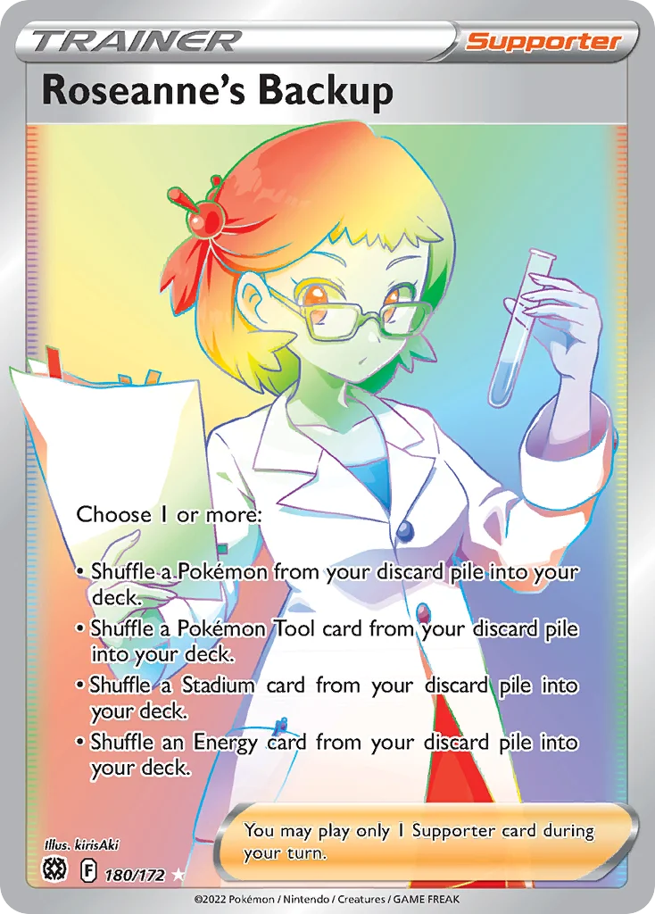 Roseanne's Backup 180/172 Rare rainbow