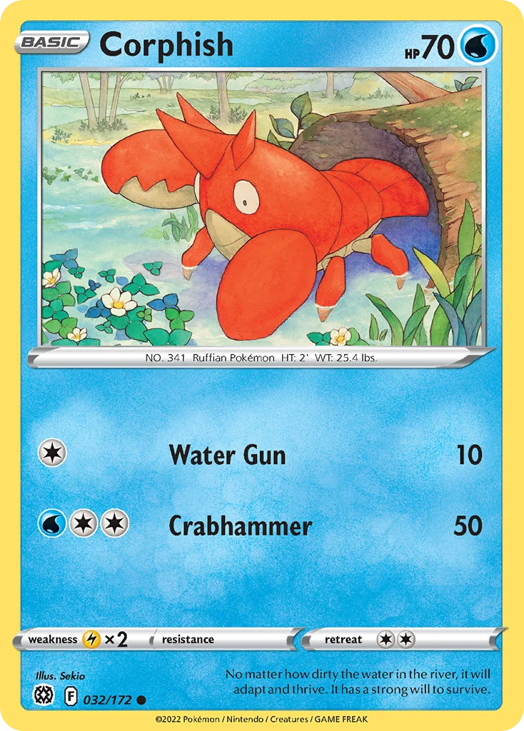 Corphish 032/172 Common