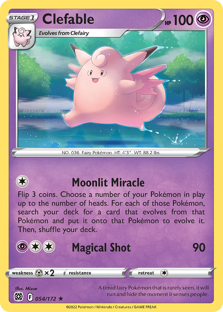 Clefable 054/172 Rare