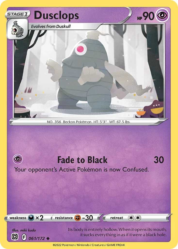 Dusclops 061/172 Uncommon
