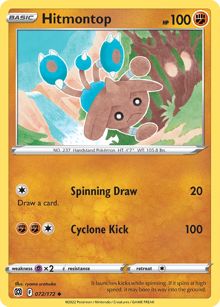 Hitmontop 072/172 Uncommon