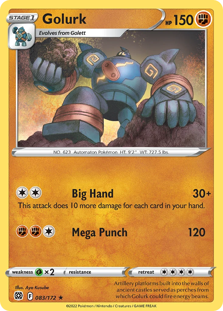 Golurk 083/172 Rare