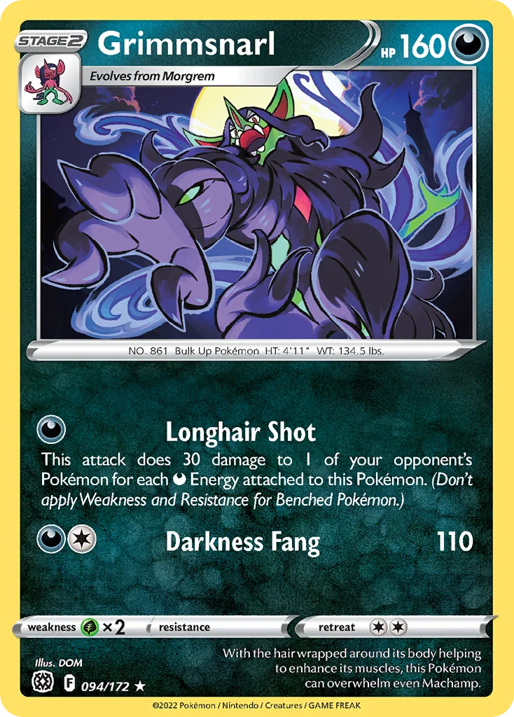 Grimmsnarl 094/172 Rare
