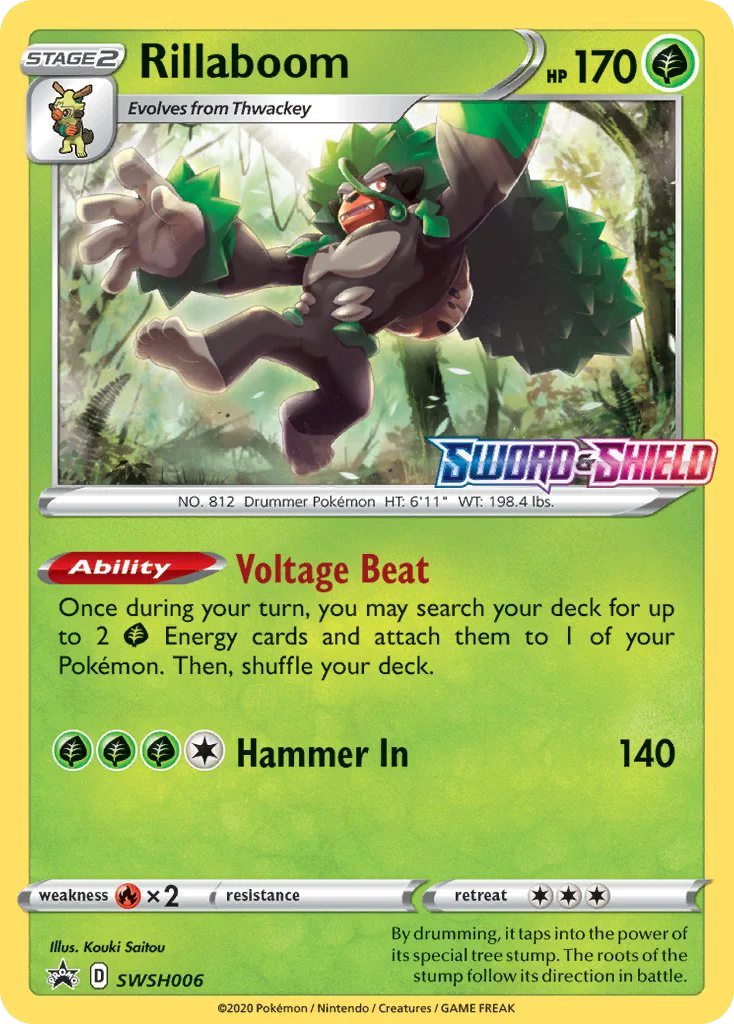 Rillaboom SWSH006/307 Promo