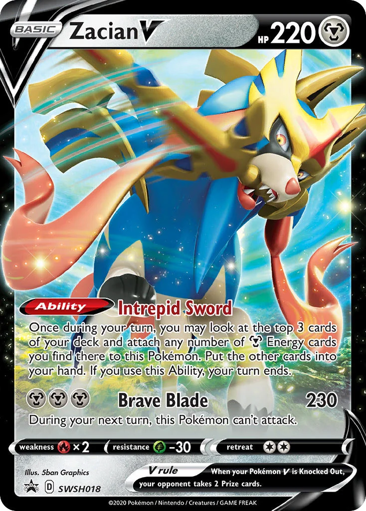 Zacian V SWSH018/307 Promo